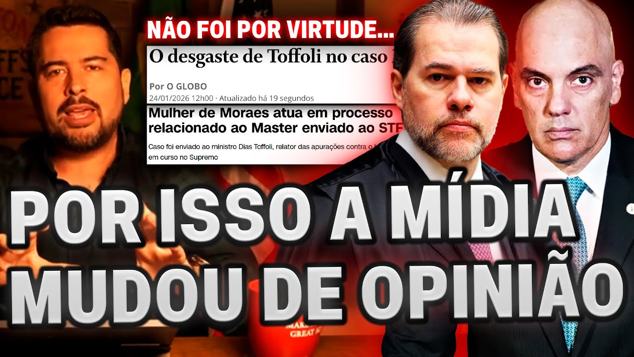 A Mídia Partiu Para Cima de Toffoli e Alexandre, e Paulo Figueiredo Explicou o Motivo