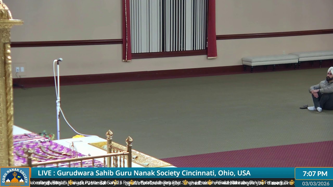 Guru Nanak Society of Greater Cincinnati Live Stream