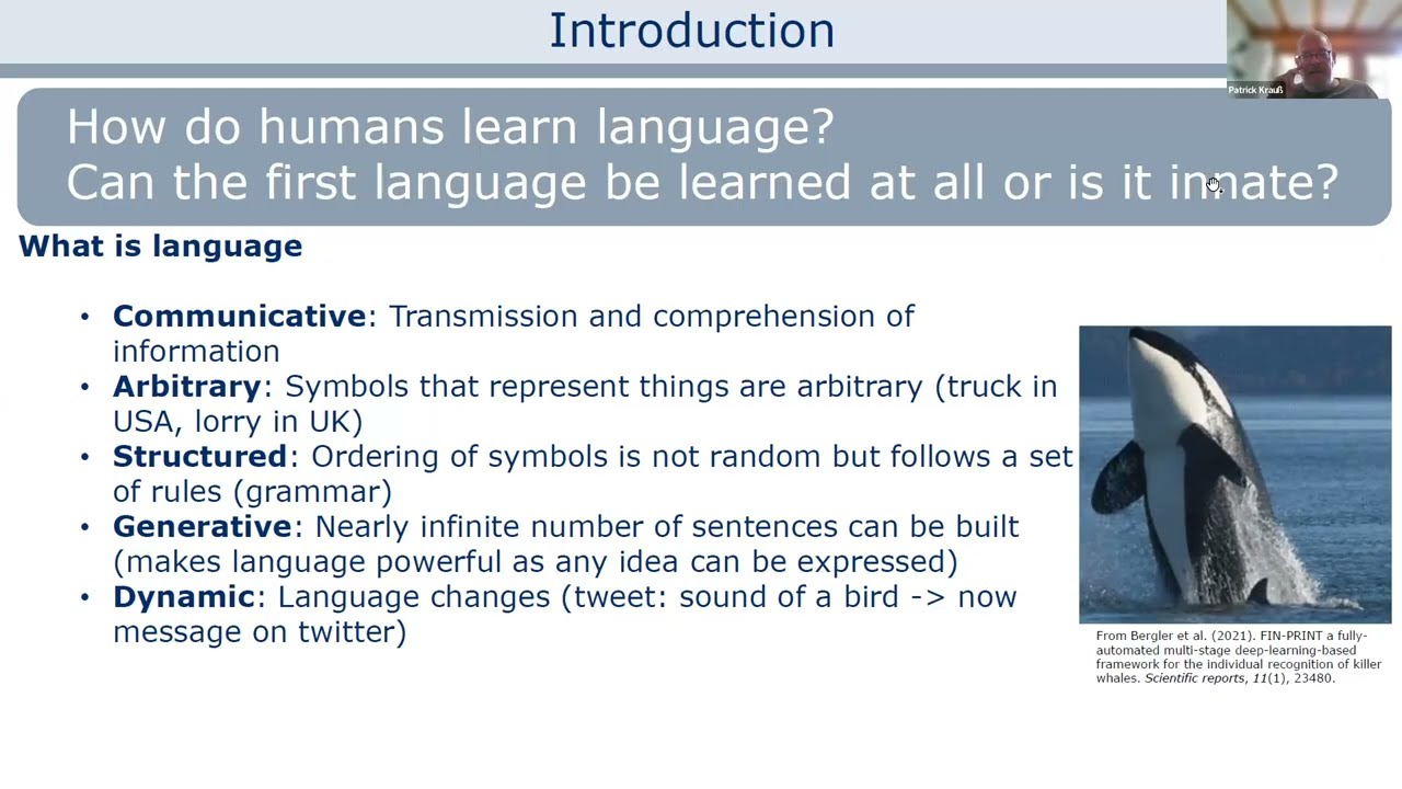 Language, Prediction, and the Origins of Understanding - Patrick Krauss & Achim Schilling