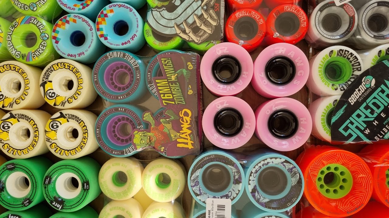Rodas longboard e cruiser - Tamanho e tipos de rodas