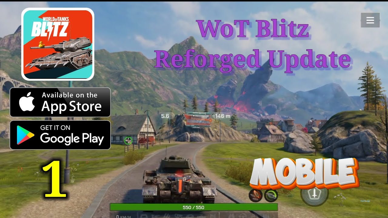 WoT Blitz Reforged Update Gameplay (iOS, Android)