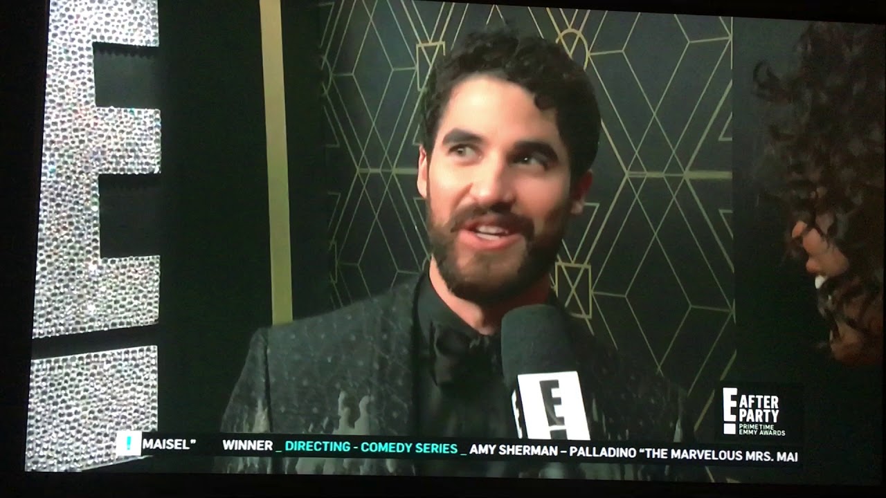 Darren Criss on E! Emmys After-Party, 17 Sep 2018