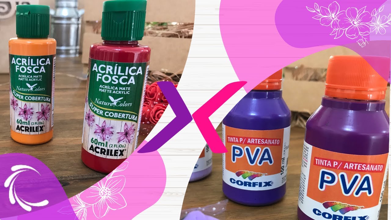 Entenda! Diferen&ccedil;a da Tinta Acr&iacute;lica e PVA