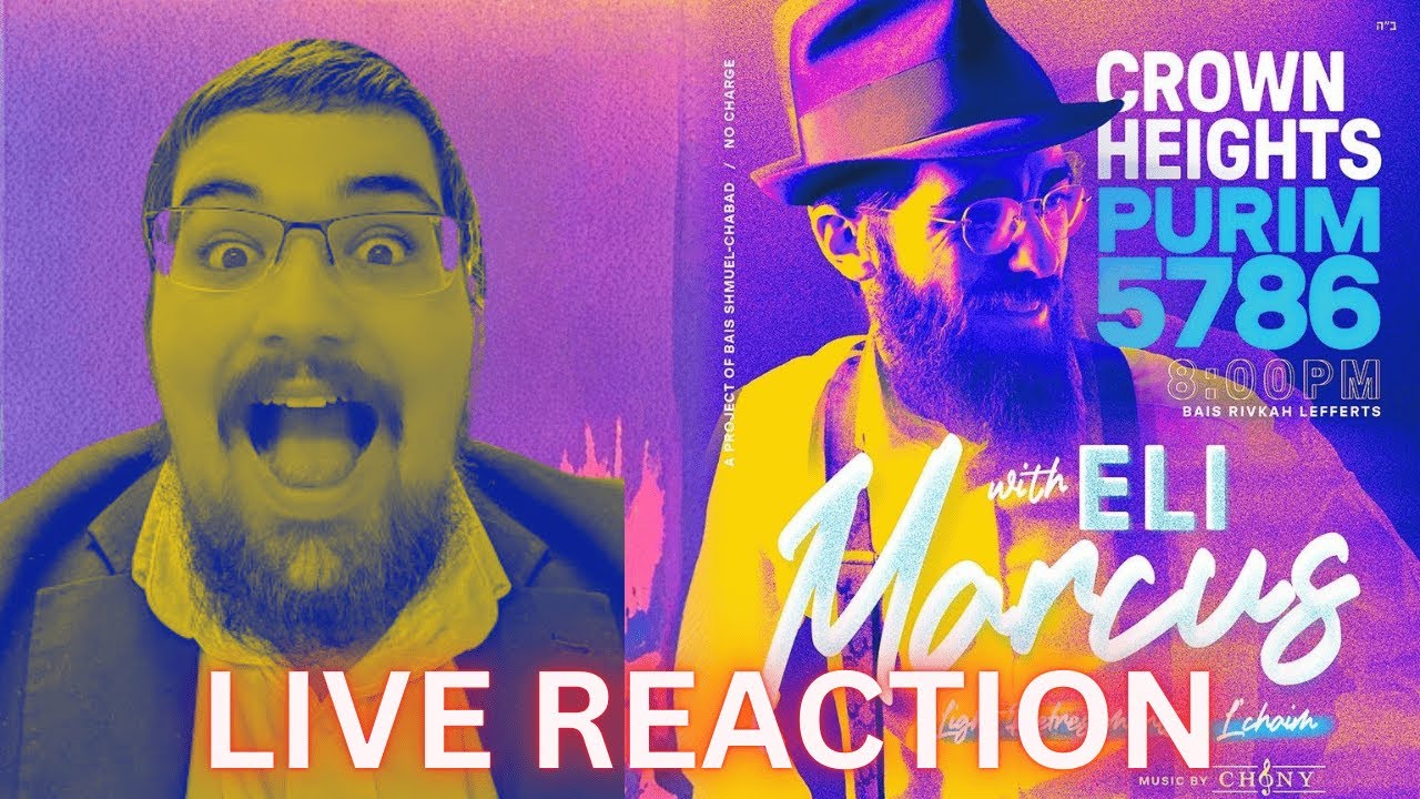 Crown Heights Community Purim Party With Eli Marcus 5786 2026 LIVE REACTION!!!