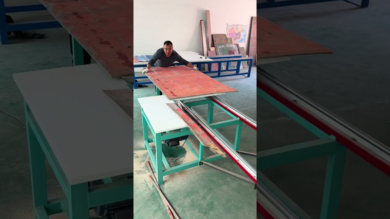 Wood Sheet Edge Cutting Process - Good tools and machinery make work easy