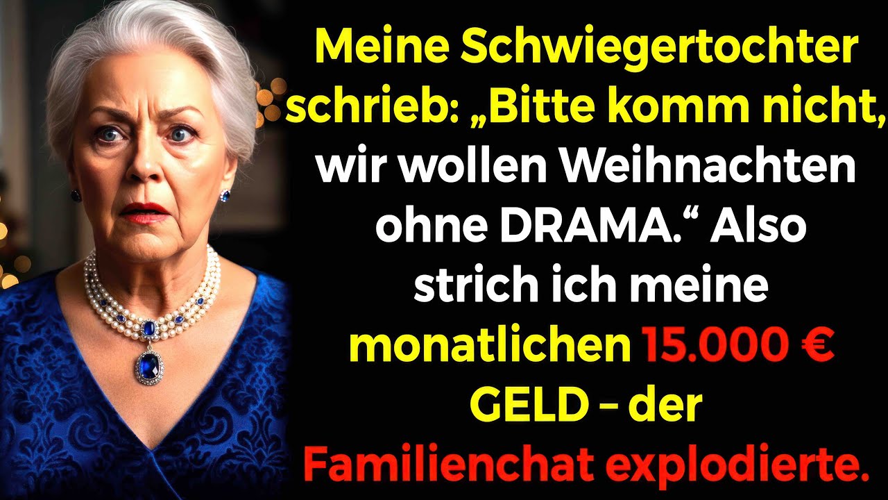 Meine Schwiegertochter: „Bitte komm nicht, wir wollen WEIHNACHTEN ohne DRAMA.“ Mein Sohn likte es.