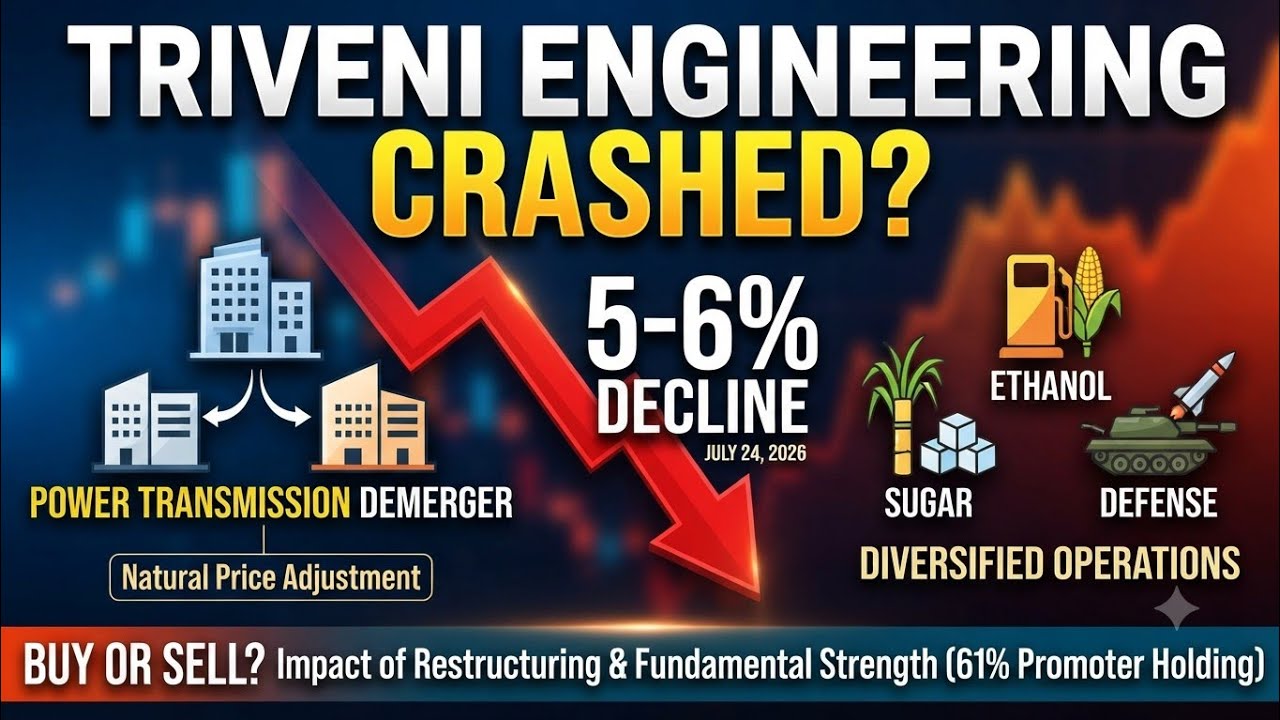 Triveni Engineering Demerger Explained | Why Did the Stock Crash? Fundamentals vs. Reality