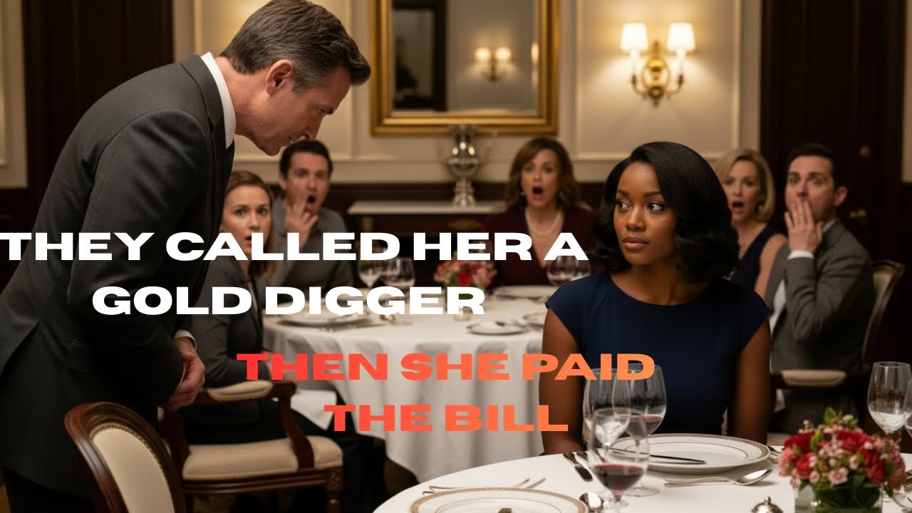 They Called Her a Gold Digger… Then She Paid the Bill