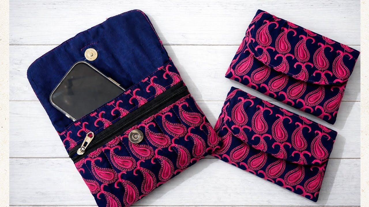 😘लेडीज पर्स बनाने का मस्त तरीका/ easy bag cutting and stitching 