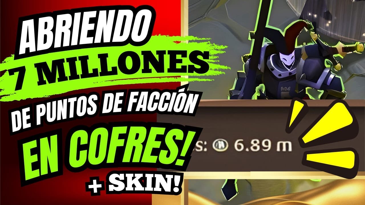 💰 Abriendo Cofres de Facción: 7M de Puntos + 50M de Plata y Skin | Albion Online