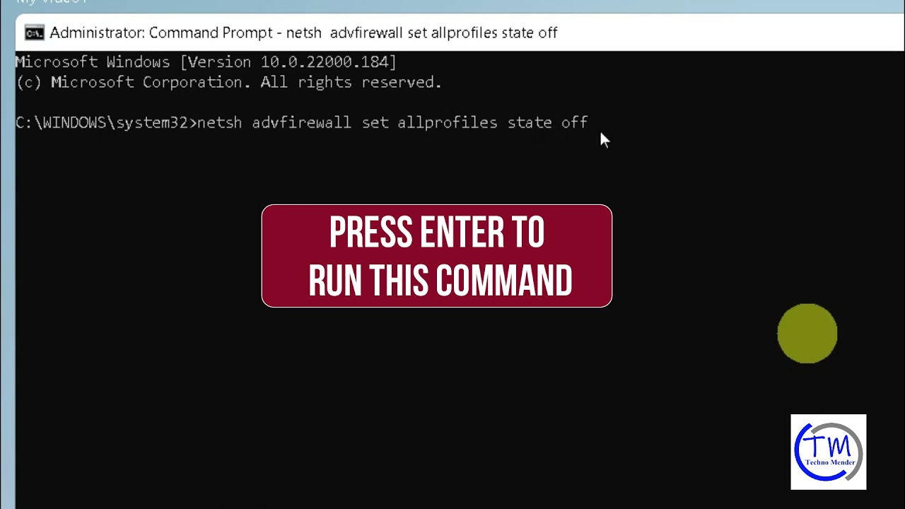 How to Enable/Disable Windows Firewall through Command Prompt in Windows 11