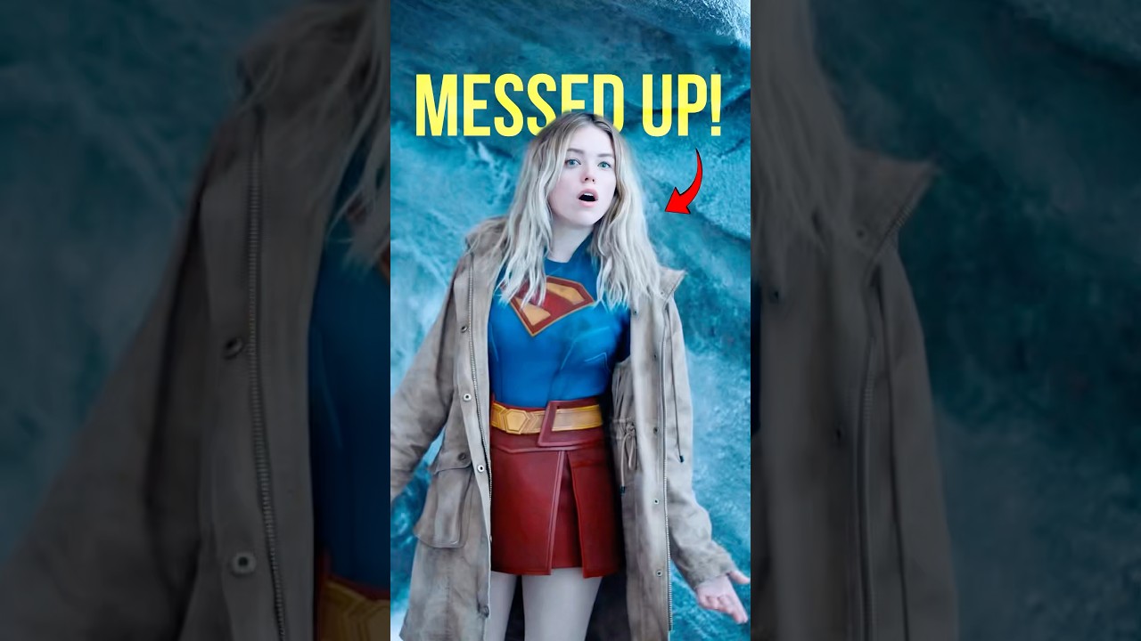 Why Supergirl Looks So Messed Up?🥴#supergirl #superman #dccomics #jamesgunn #superman2025 #dceu