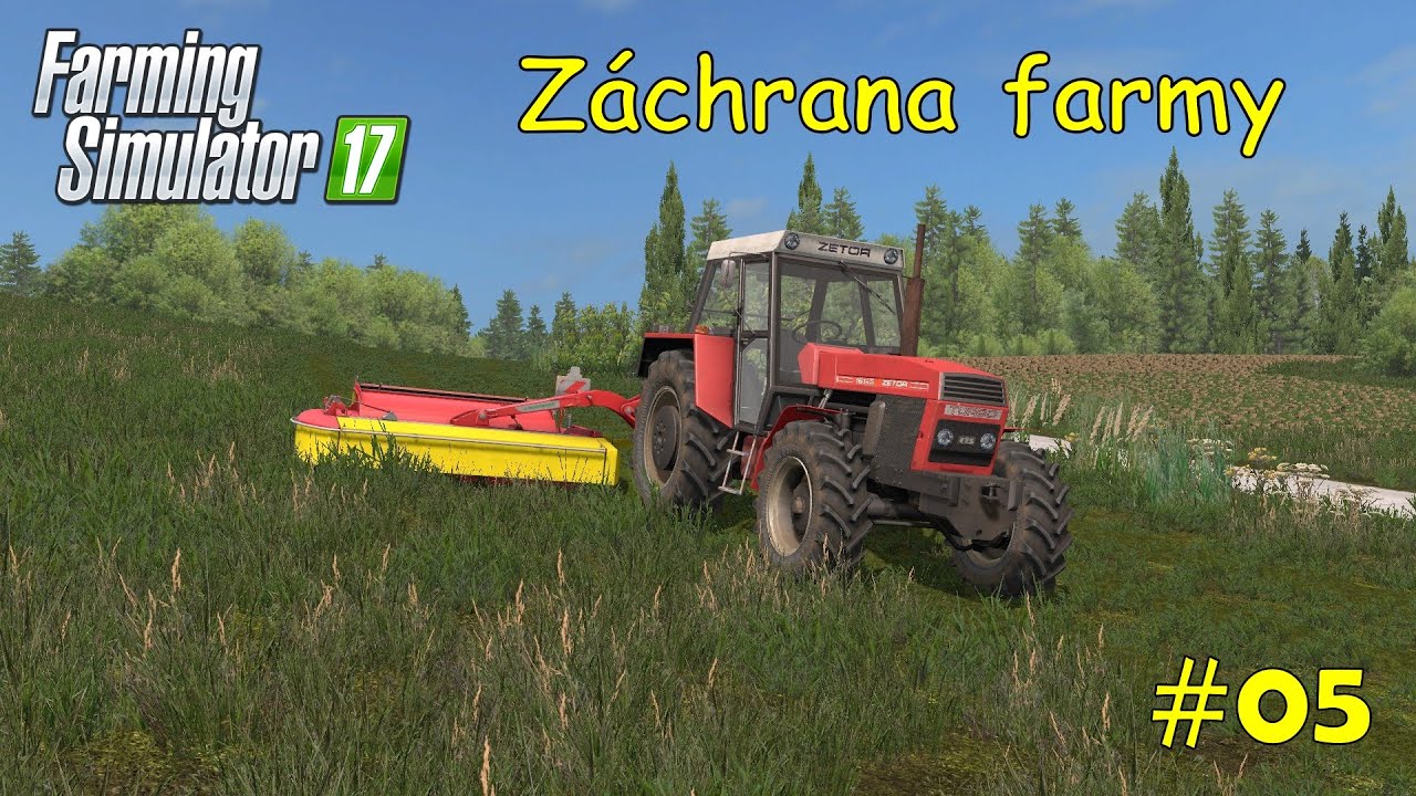 VYDĚLAL JSEM SI NA NOV&Yacute; TRAKTOR // Farming Simulator 17 // CZ gameplay #05