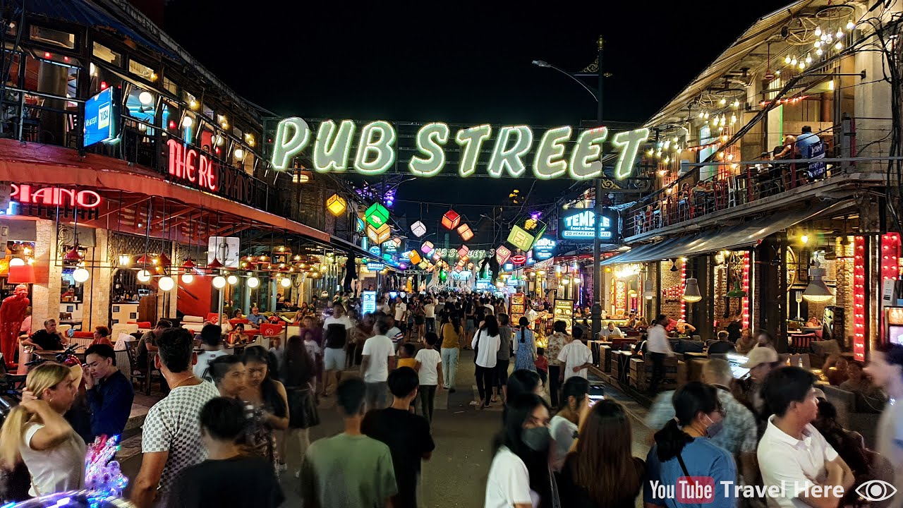 Pub Street, Siem Reap, Cambodia (2025) (4K) WALKING TOUR