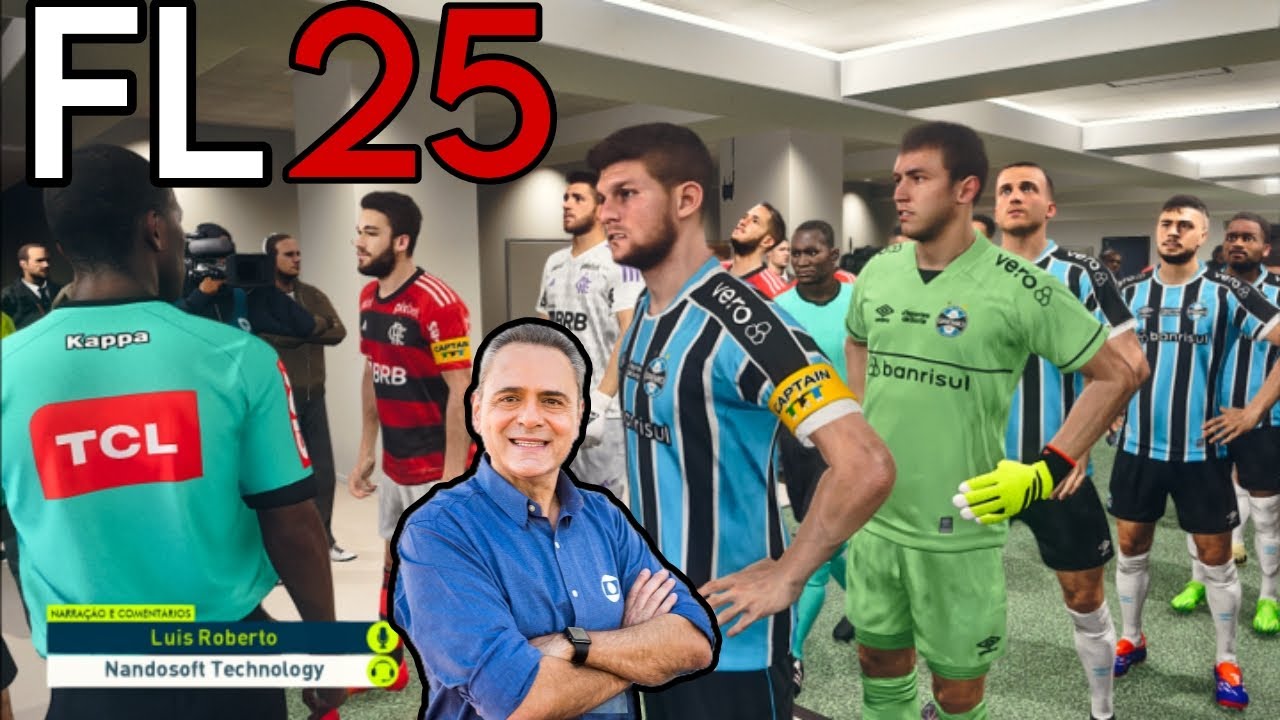 Melhor narraçao PES 21 e  FOOTBALL LIFE 25 - Luiz Roberto Globo, com boa qualidade de audio