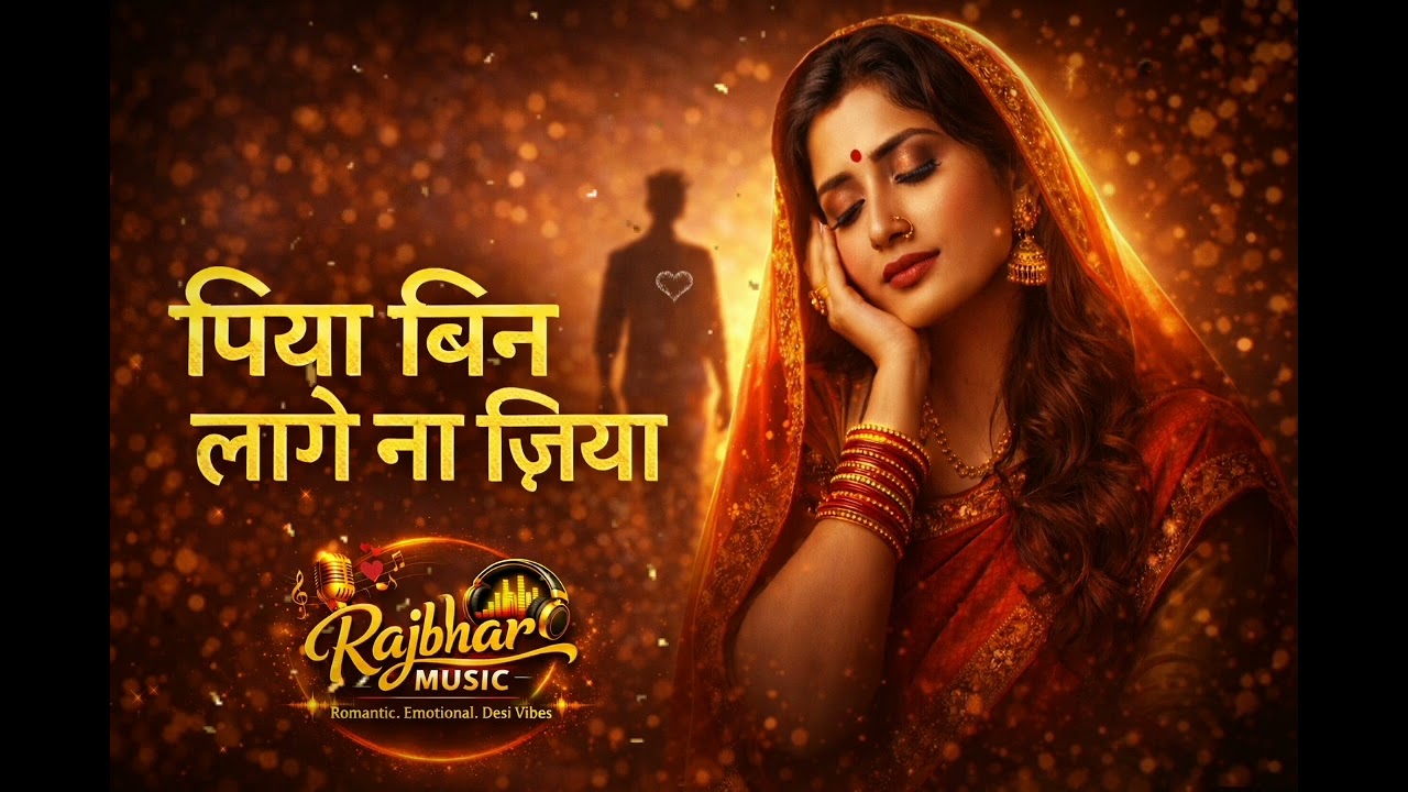 Piya Bin Laage Na Jiya | Romantic Kajri Song 2026 | New Hindi Folk Love Song | Rajbhar Music