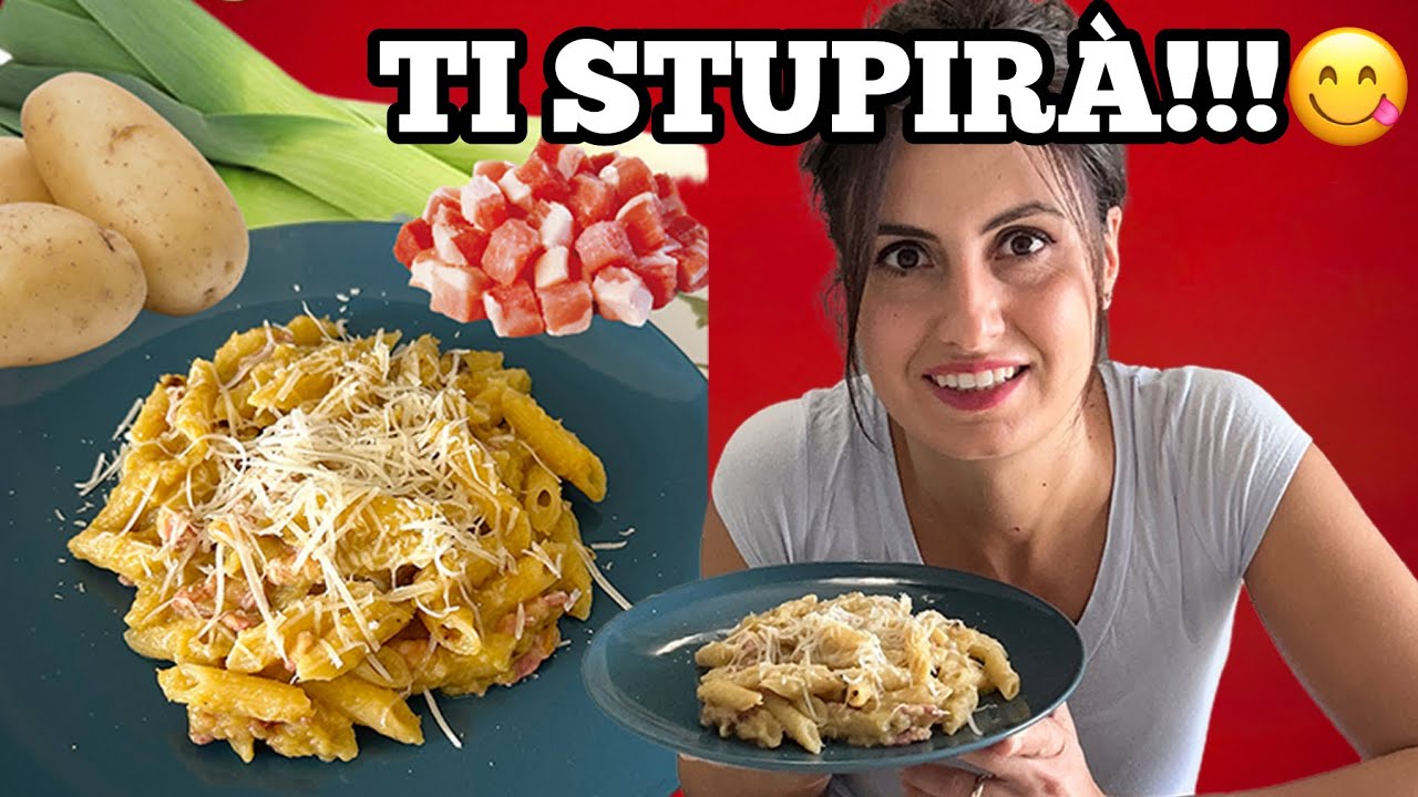 Pasta Cremosa con Pancetta Affumicata 🥓 | La Ricetta Segreta con Porri e Patate che Conquista Tutti!