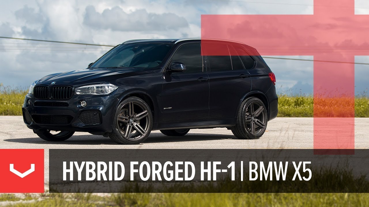 Vossen Hybrid Forged HF-1 Wheel | BMW X5 | Tinted Matte Gunmetal