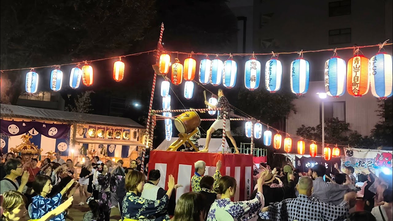 東京音頭　青山熊野神社例祭 奉納踊り　｜　令和7年　東京都港区青葉公園