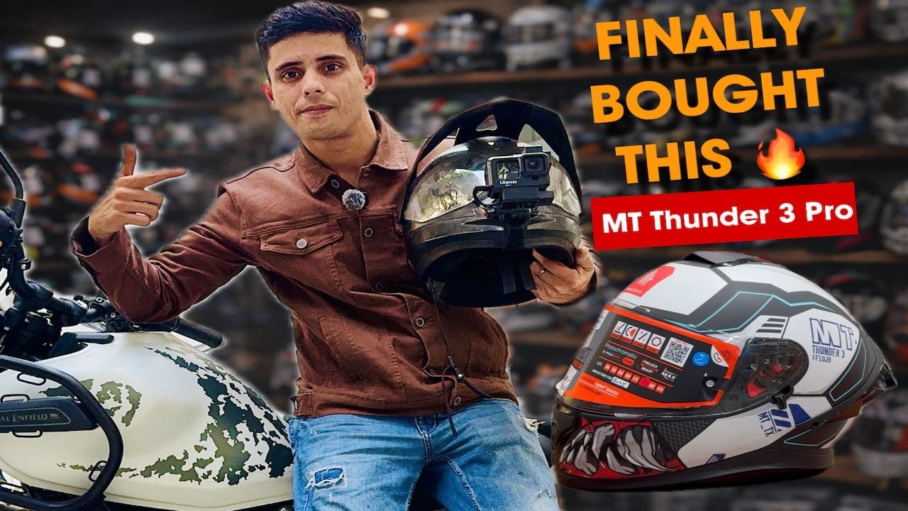 Finally Bought MT Thunder 3 Pro Helmet 😍 | Honest Review & First Look