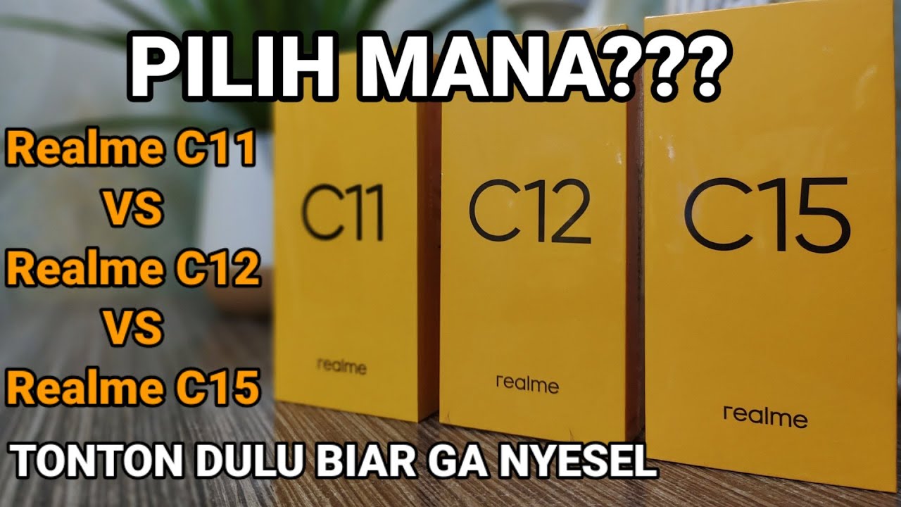 Realme C15 vs Realme C12 vs Realme C11 Indonesia | Test Camera | ANTUTU | Harga dan Spesifikasi