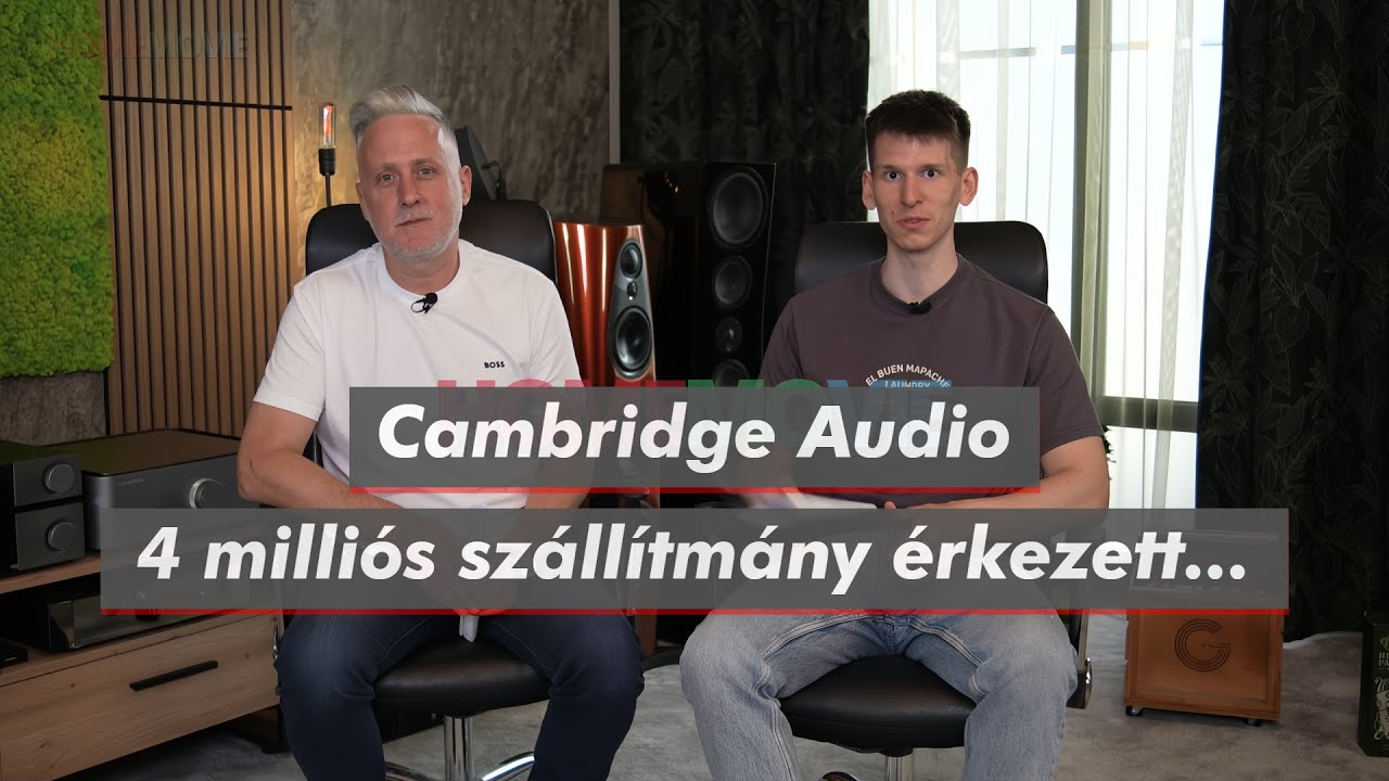 Hifi, audiofil mennyország, így szól 4 millió forintnyi Cambridge Audio cucc! Teszt, összehasonlítás