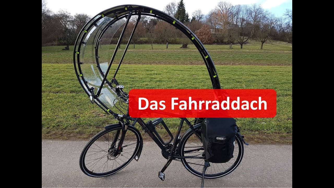 Das Fahrraddach für alle Jahreszeiten