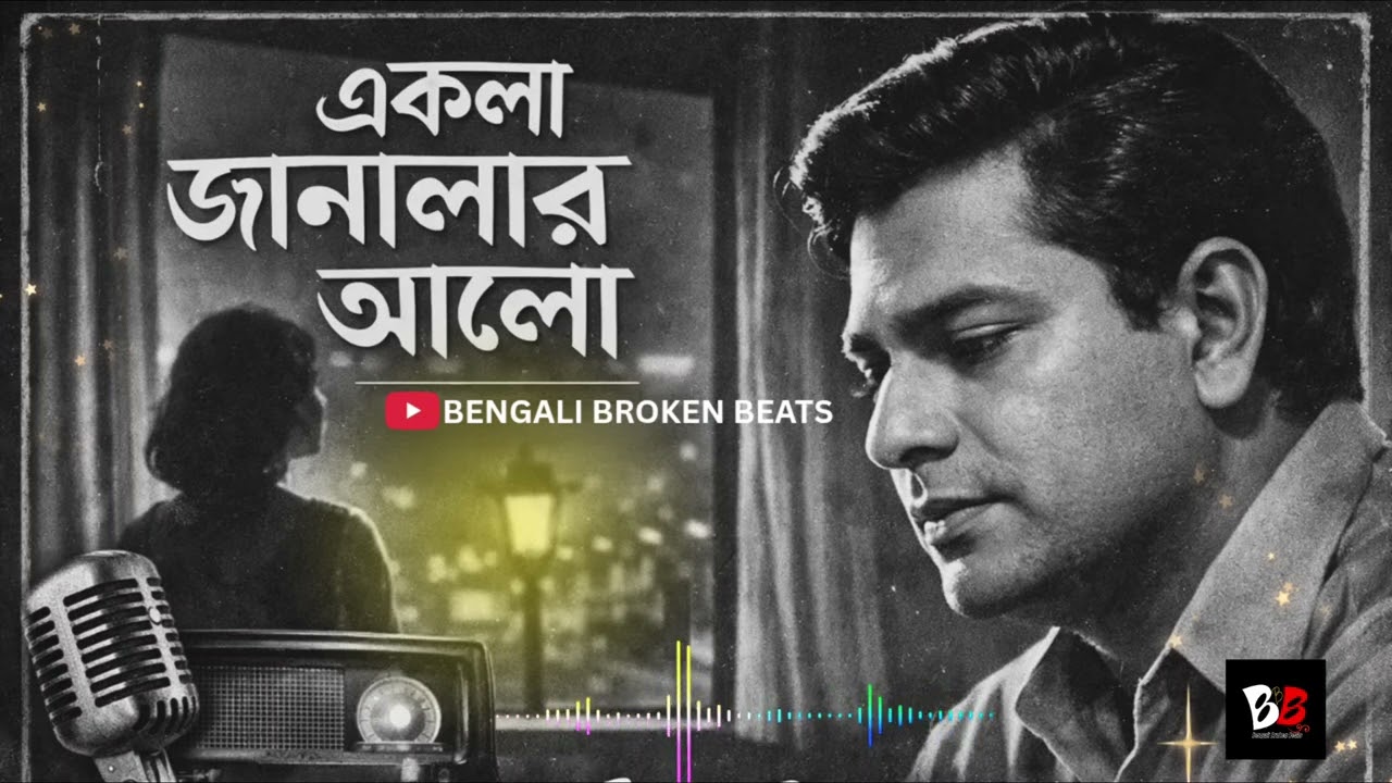 একলা জানালার আলো | 60’s Bengali Classic Song | Vintage Romantic Bengali Music