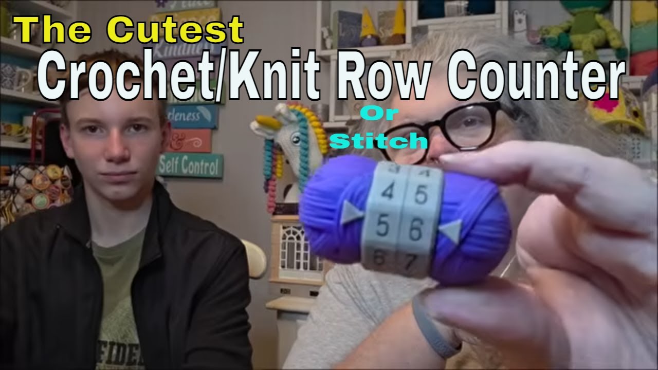 Очаровательный 3D-счетчик рядов для вязания крючком * Самые милые игрушки-антистресс, напечатанны...
