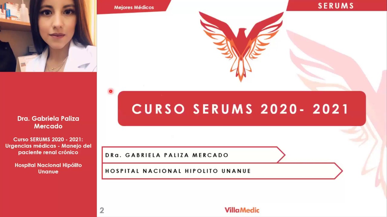 Curso SERUMS 2020 - 2021: Manejo del paciente renal crónico