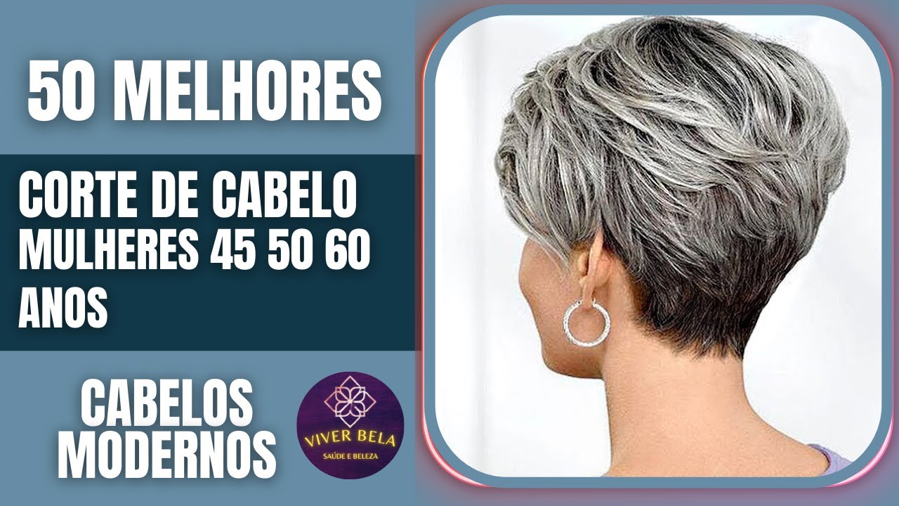 +50 MELHORES CORTE DE CABELO CURTO FEMININO PARA MULHERES  +40 +50 +60 ANOS