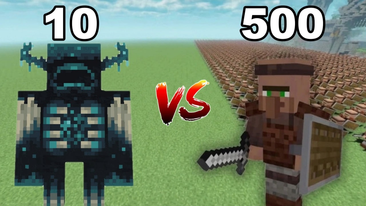 10 Warden Vs 500 Guard Vilagers