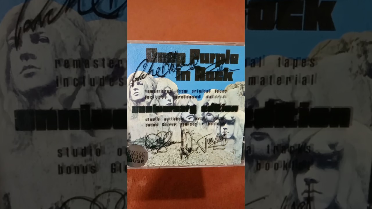 Deep purple In rock Black night Cd audio collection 