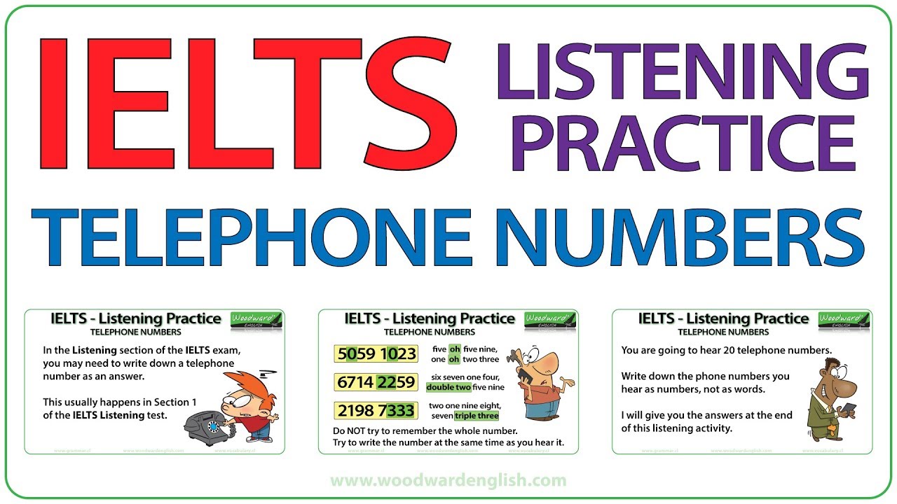 IELTS Listening Practice - Telephone Numbers | IELTS Preparation