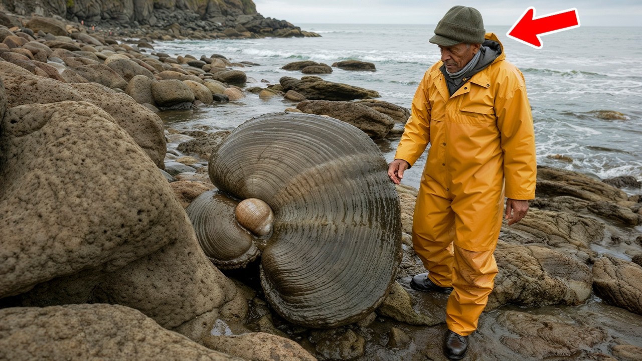 Elderly Fisherman Finds Giant Clam, What He Discovers Inside Changes His Life Forever…