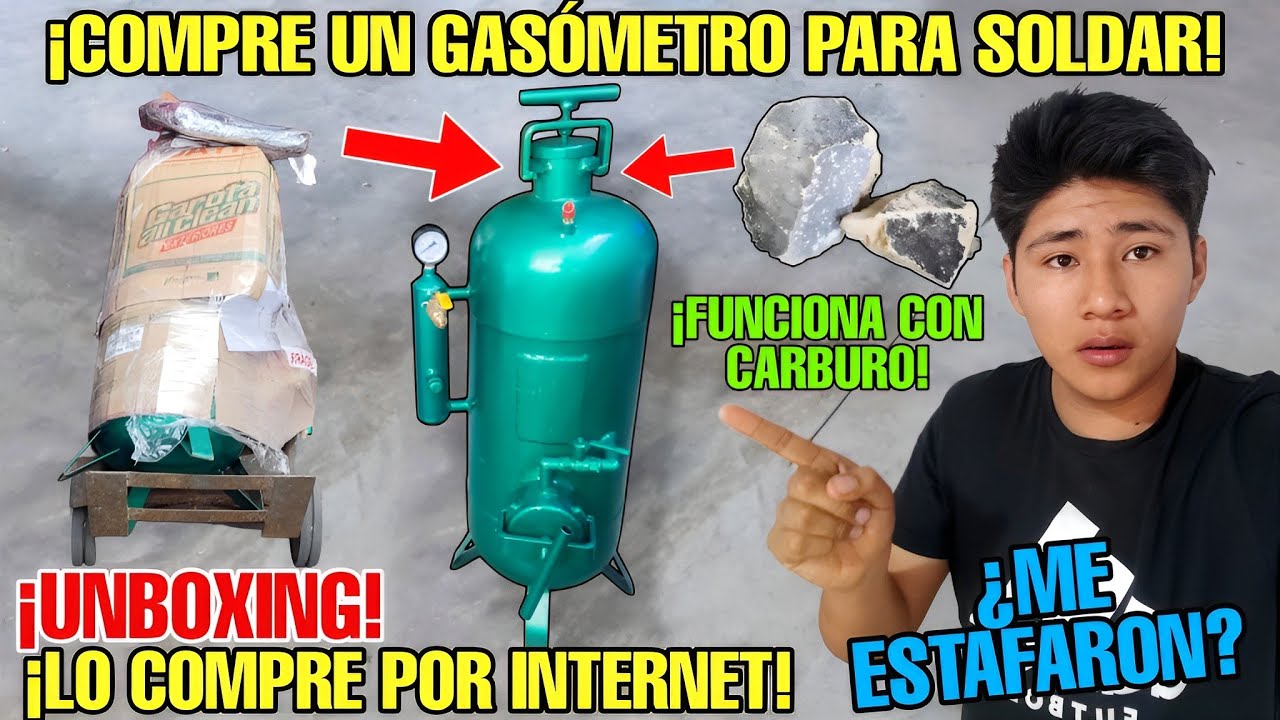 🇵🇪¡UNBOXING Y ARMADO! ASÍ ES UN GASÓMETRO QUE UTILIZA CARBURO PARA SOLDAR ¡INCREÍBLE😯!