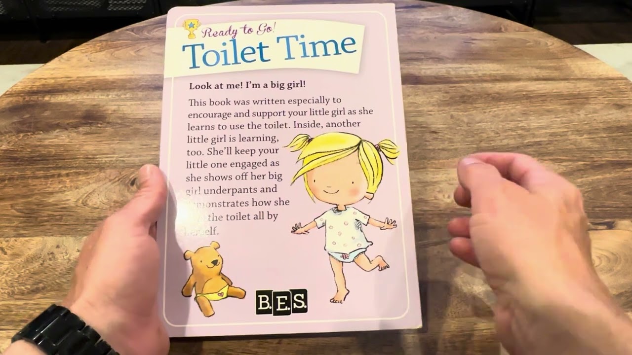 Toilet time is a great book that we used as a training tool