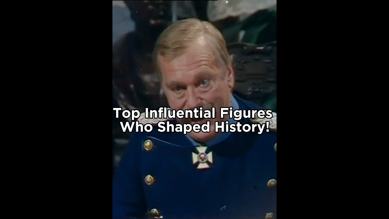 Top Influential Figures Who Shaped History! #history #shorts