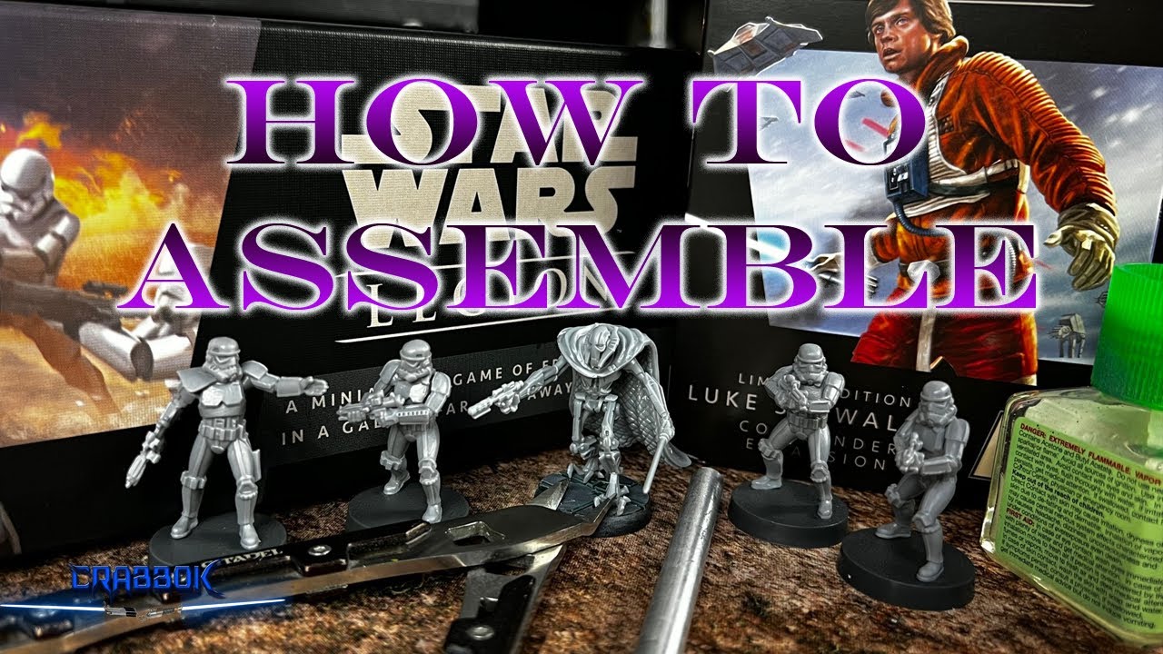 How To Build Star Wars Legion Miniatures - Tools and Assembly - And a Luke Skywalker Giveaway!