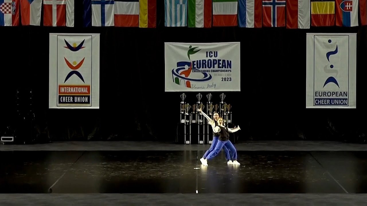 Rapla Tantsustuudio (EST) | Senior Hip Hop Doubles Final 📣🥉🌟❤️🌟 2023 ICU EUROPEAN Cheerleading CC 🔥🔥