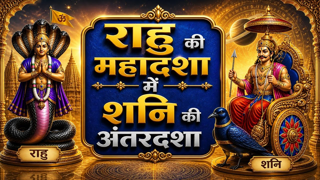 राहु की महादशा मे शनि की अन्तर्दशा का फल IIRahu Mahadasha Shani Antardasha #astrology 