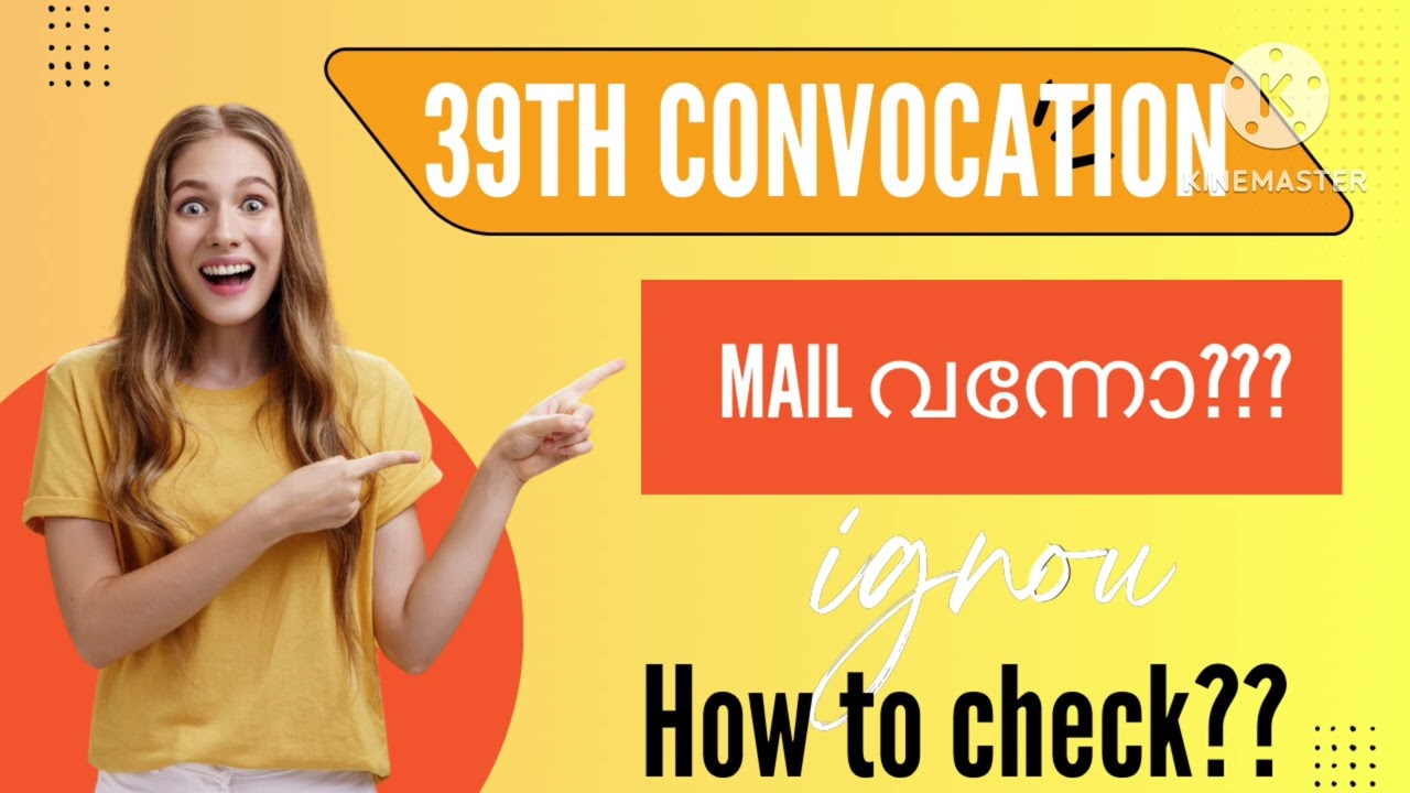 Have IGNOU 39th convocation invitations started coming? How to know? #rc vadakara #cochin rc #tri...