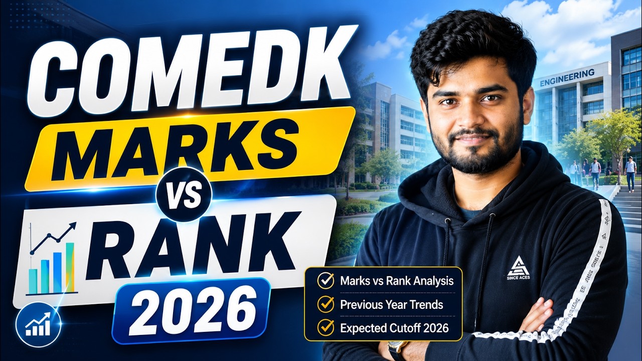 COMEDK 2026 Marks vs Rank | What Rank Will You Get? 🔥