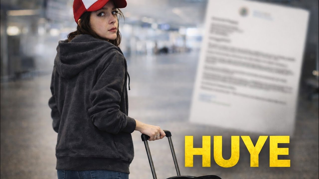 IMELDA TUÑÓN PILLADA HUYENDO DE MÉXICO, PARA NO SER NOTIFICADA POR DEMANDA DE JM FIGUEROA