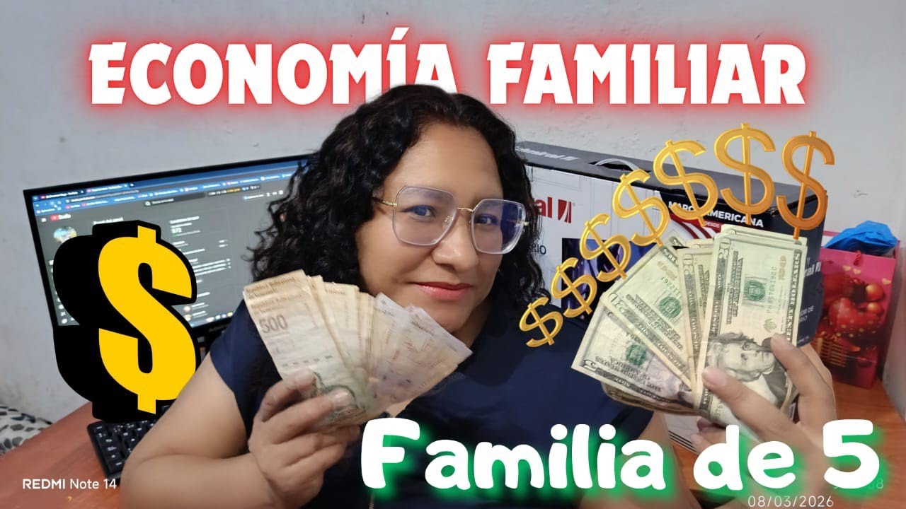 PLANICACION EN NUESTRA ECONOM&Iacute;A FAMILIAR en Venezuela 😯🤑#Familiade5
