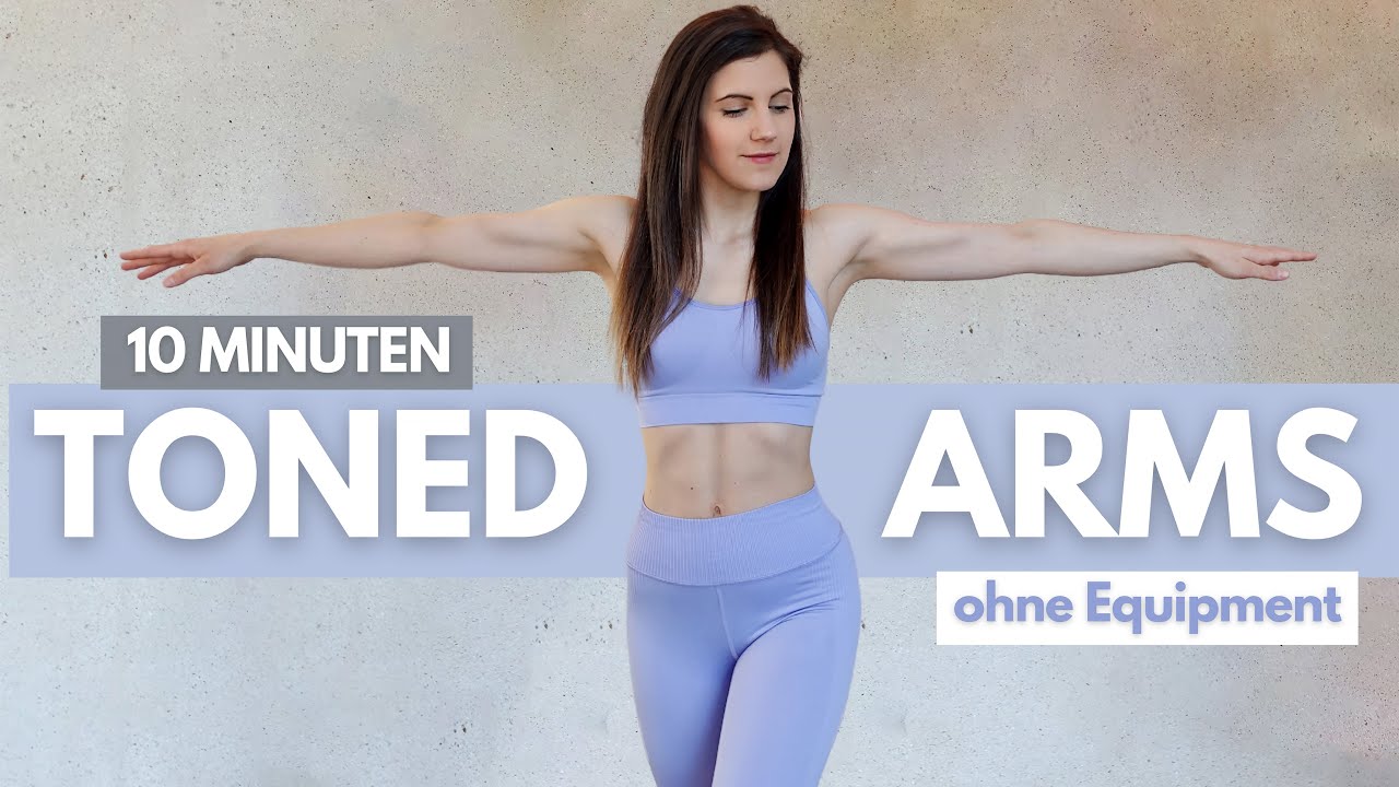 10 MIN TONED ARMS Workout | Arm Workout | Winkearme wegtrainieren ohne Equipment | Tina Halder