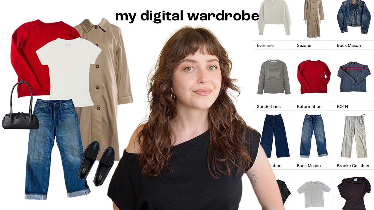 I digitized my closet to make getting dressed easier
