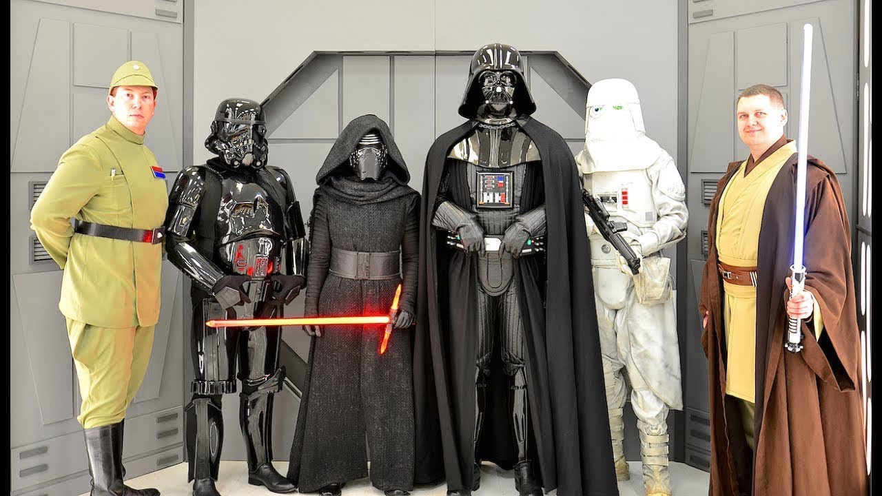 Complete day trooping as Darth Vader