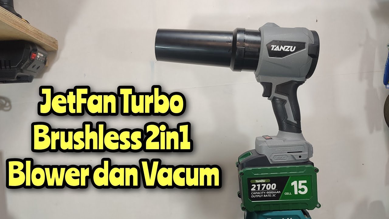 JetFan TANZU Brushless 2in1 Blower dan Vaccum