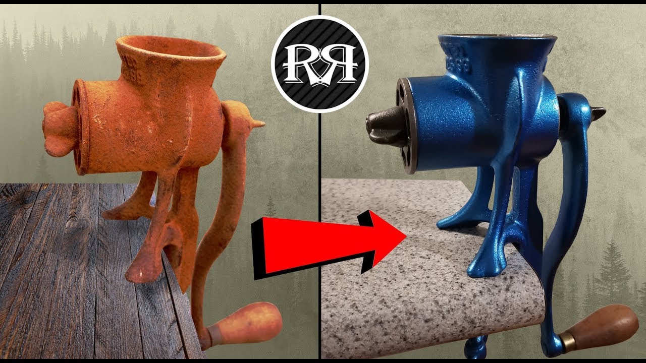 100 year old Meat Grinder Restoration